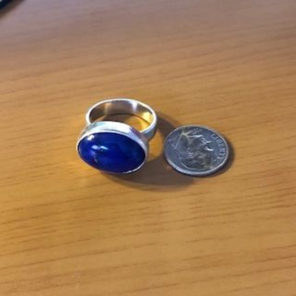 Sterling Silver Lapus Lazuli Ring